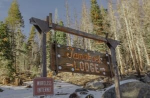 Huntington Lake and Lakeshore Waterfalls